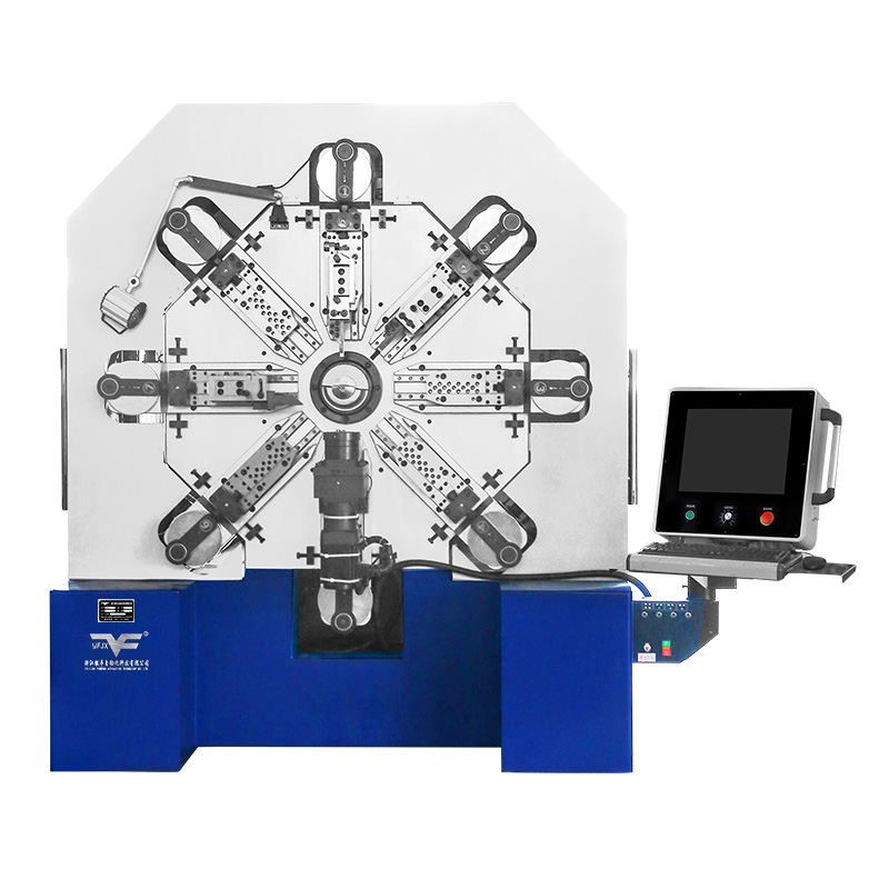 CNC-YF-1280/12100 Máquina formadora de resortes sin levas de 12 ejes